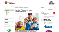 Desktop Screenshot of central-apotheke-pforzheim.de